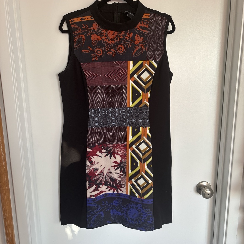 Desigual mini dress. stretch material. Size 44 which is a US 6/8